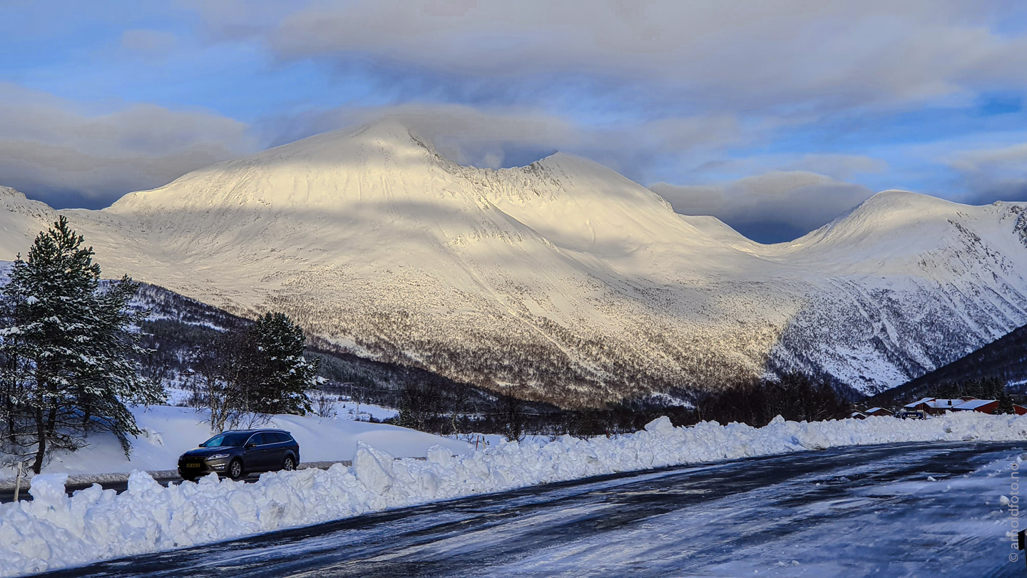 Vinterbilde fra Ørskogfjellet