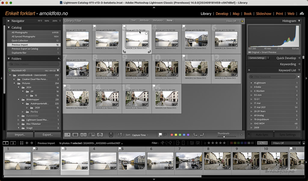 Refine Photos i Lightroom Classic rydder hurtig, trinn 1