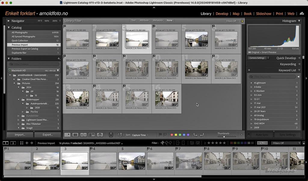 Refine Photos i Lightroom Classic rydder hurtig, trinn 3